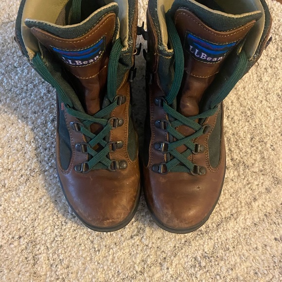 LL Bean Women’s Gore-Tex Hiking Boots Leather&Denim - Picture 3 of 6